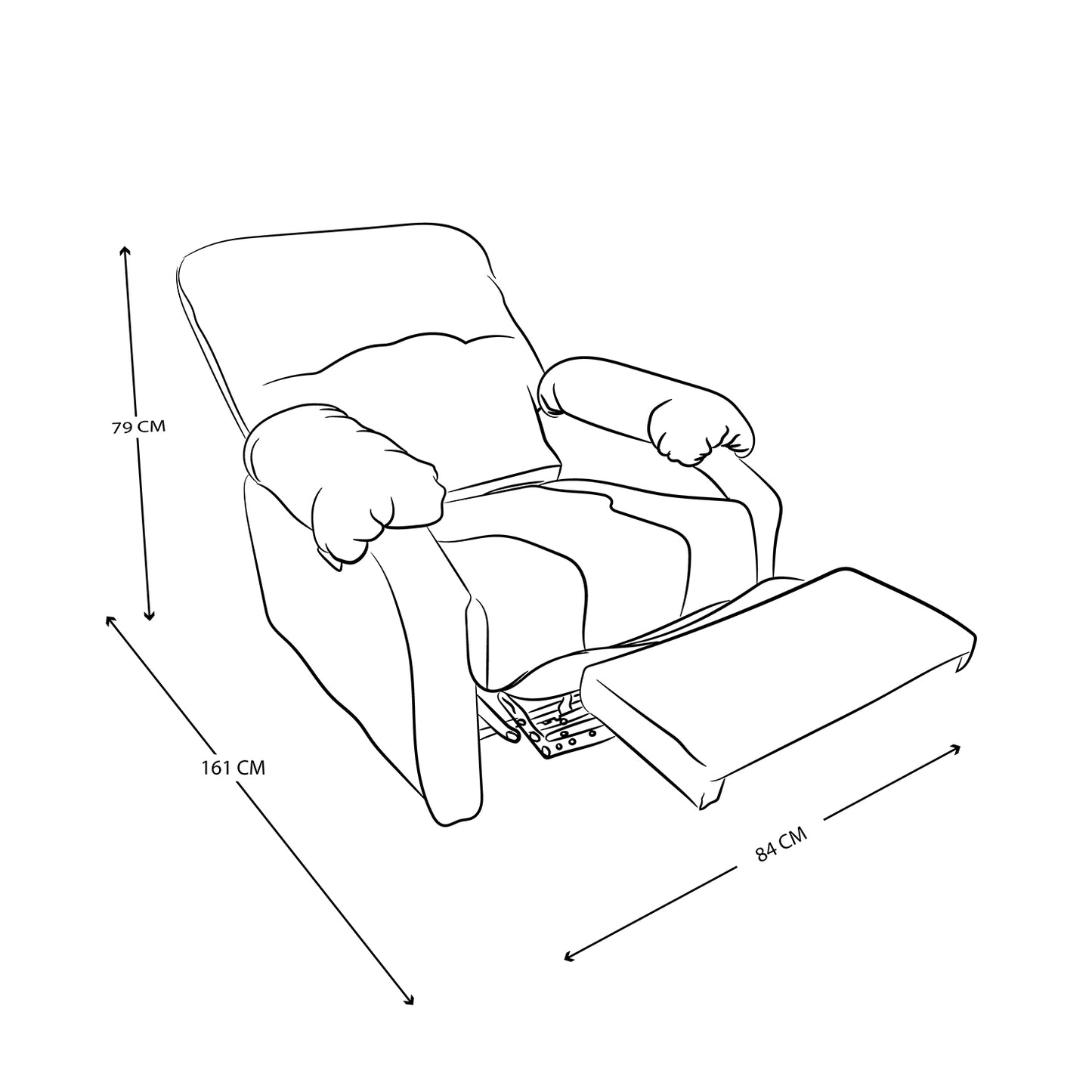 RECLINABLE SRBEX-249.5.7